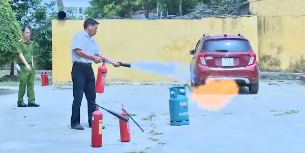 Xây dựng mô hình Thôn an toàn về PCCC tại xã Văn Phong (huyện Cát Hải)